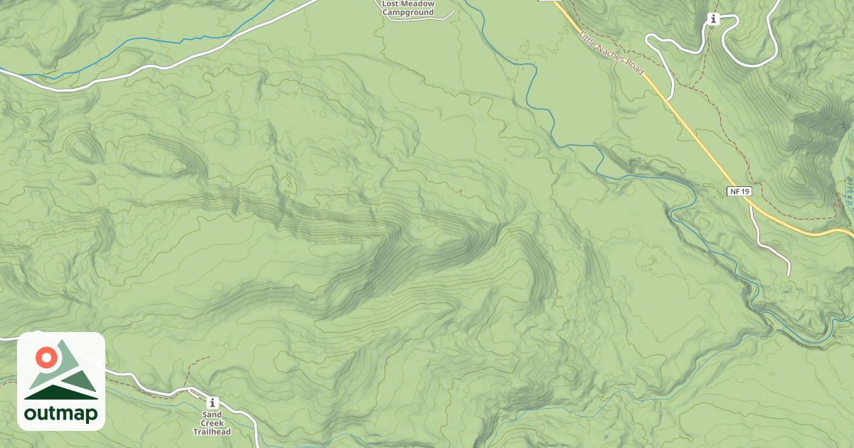 Map of UPPER MEADOW