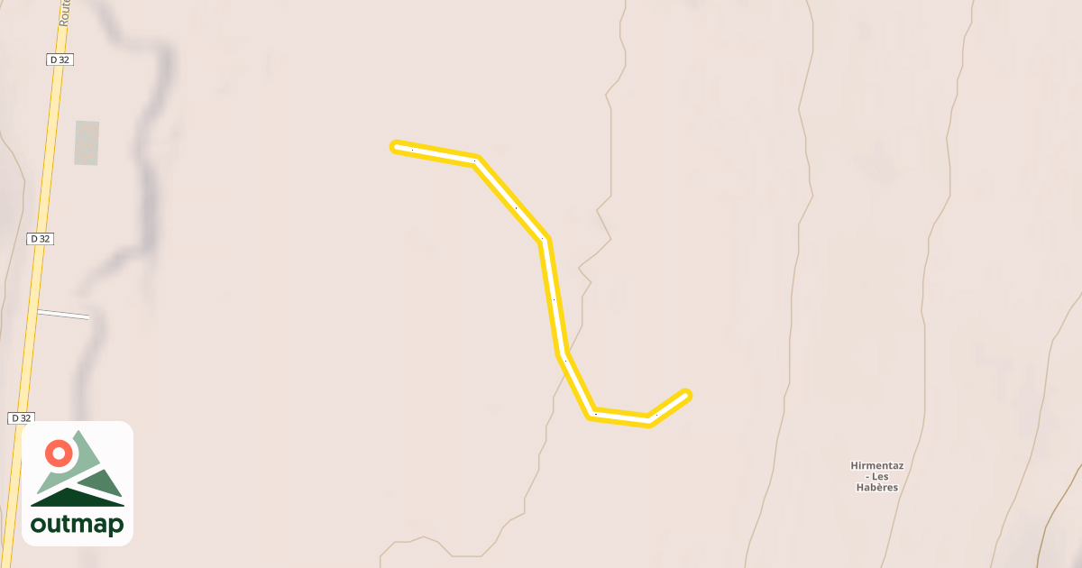 Map of La Tourbière