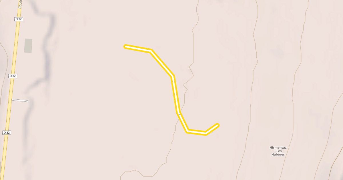 Map preview of La Tourbière