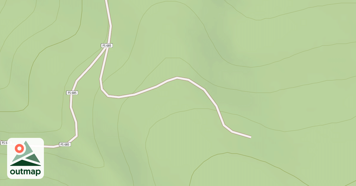 Map of USFS Motor Vehicle Use Map Trails 15144