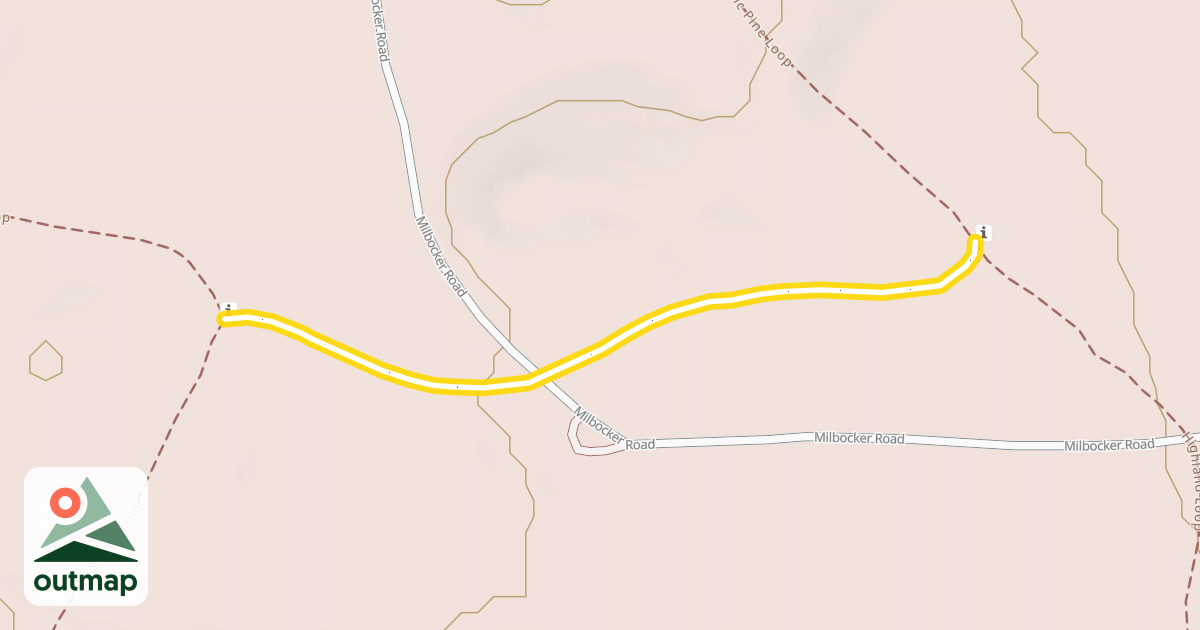 Map of Relic Pine Loop