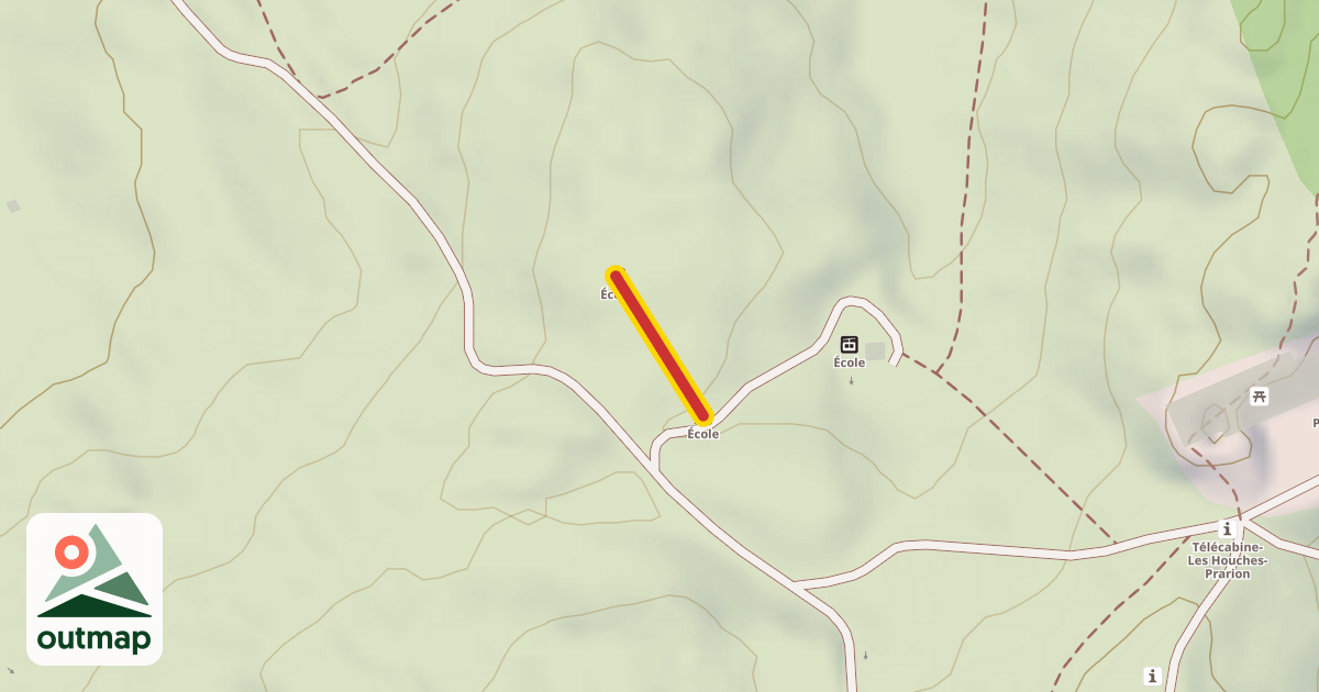 Map of École