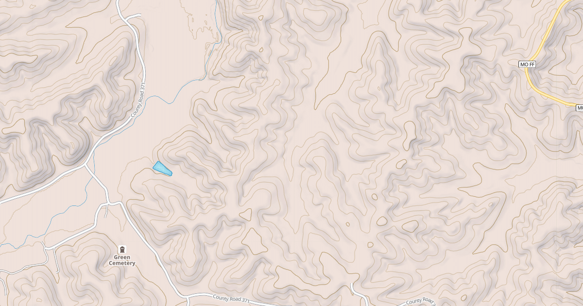 Map preview of WEST BROWN'S HOLLOW