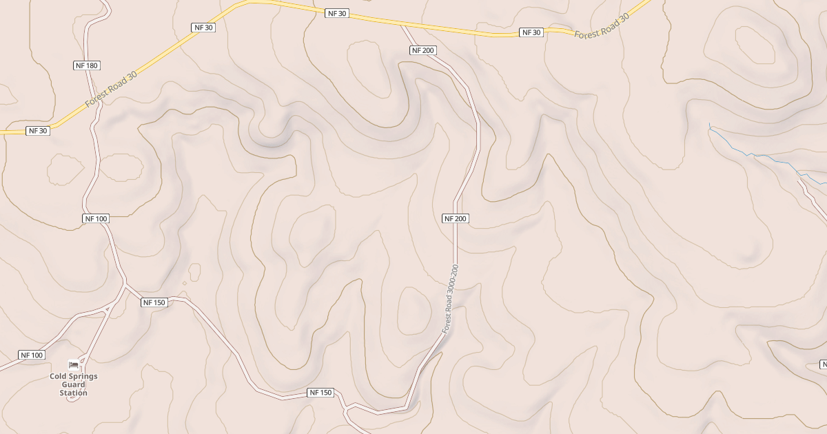 Map preview of USFS Motor Vehicle Use Map Roads {703BD579-88B8-4573-943E-AED50B3158BB}