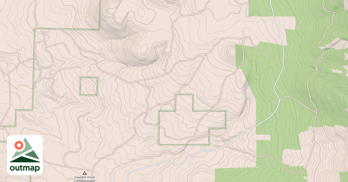 Map of SNOWSHOE CAMPGROUND (ABANDONED