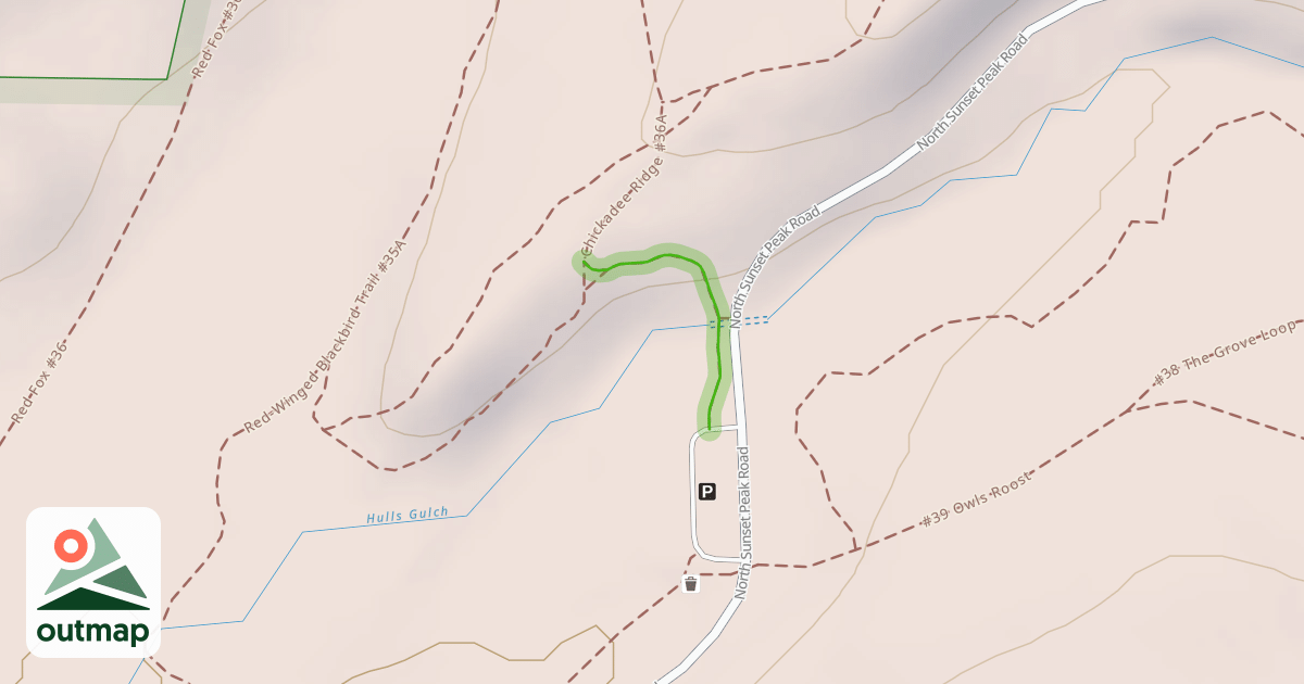 Map of Chickadee Ridge #36A