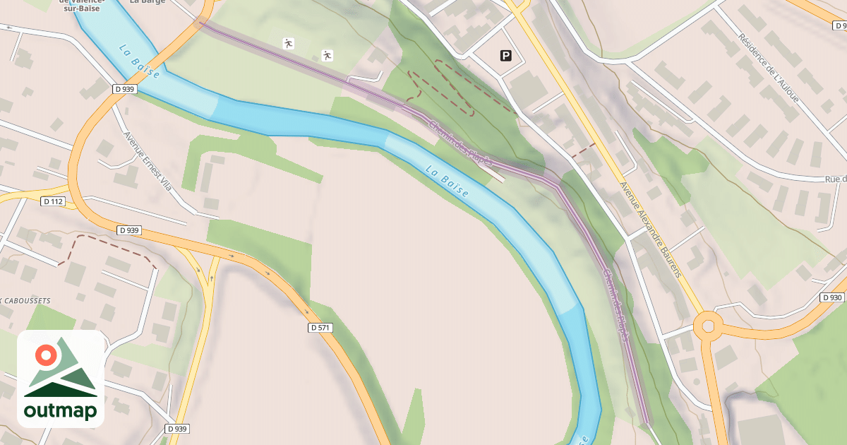 Map of Chemin des Plapès