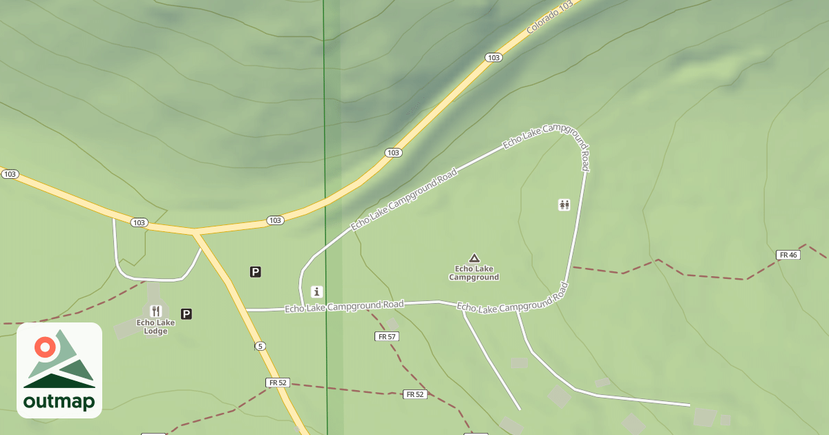 Map of ECHO LAKE CG