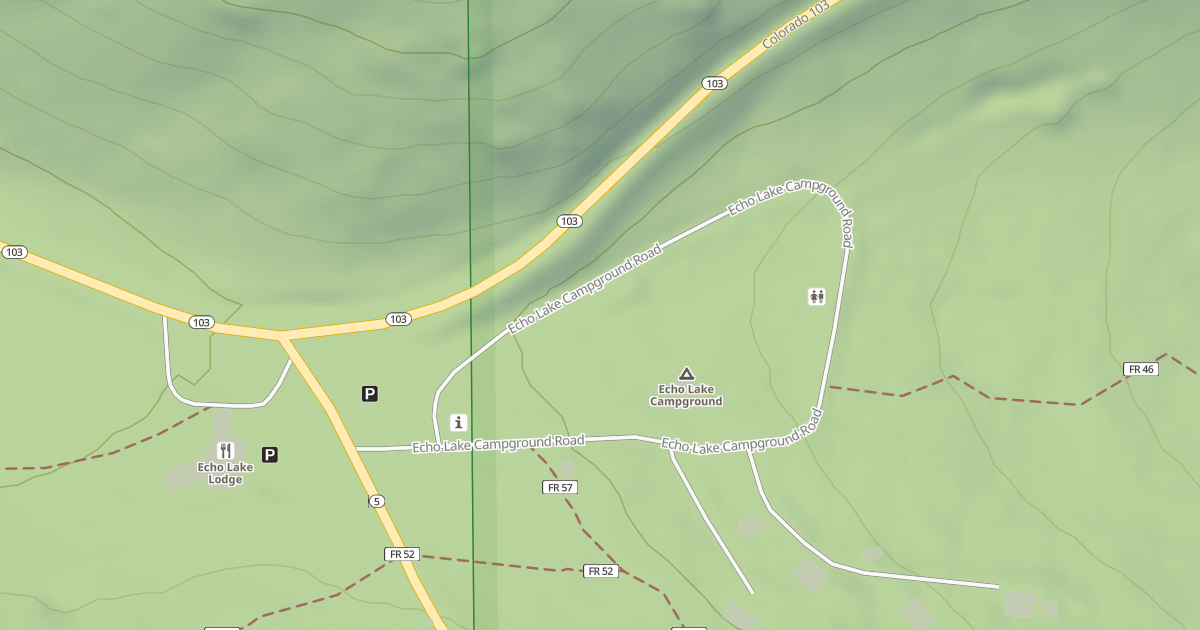 Map preview of ECHO LAKE CG