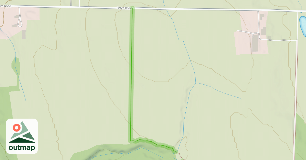 Map of Fred J. Cusimano Westside Overland Trail