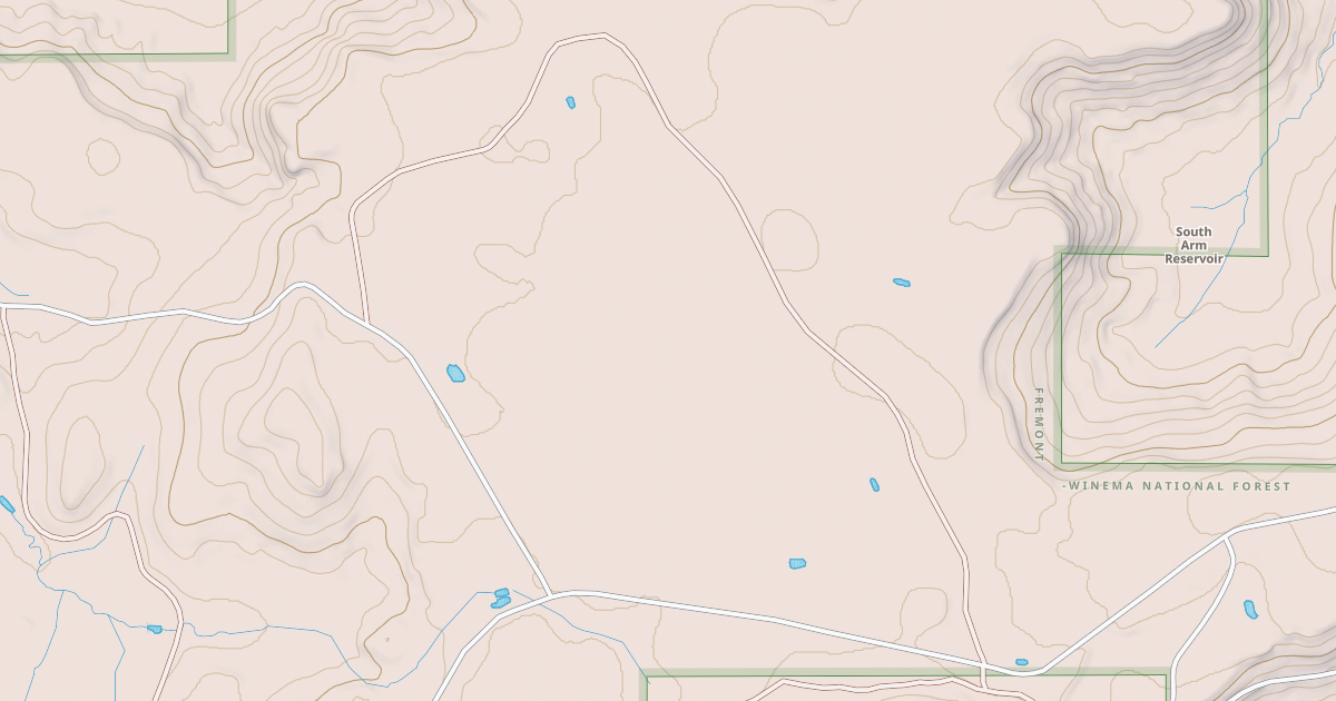 Map preview of BRUSHY MOUNTAIN