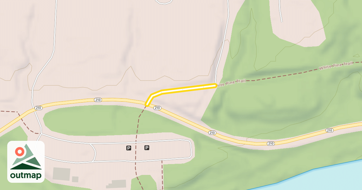 Map of White Pine Trail