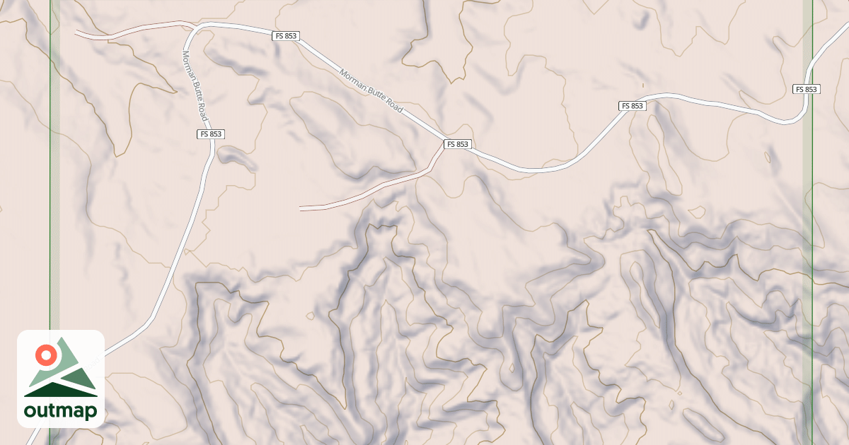 Map of (FDR) MORMAN BUTTE