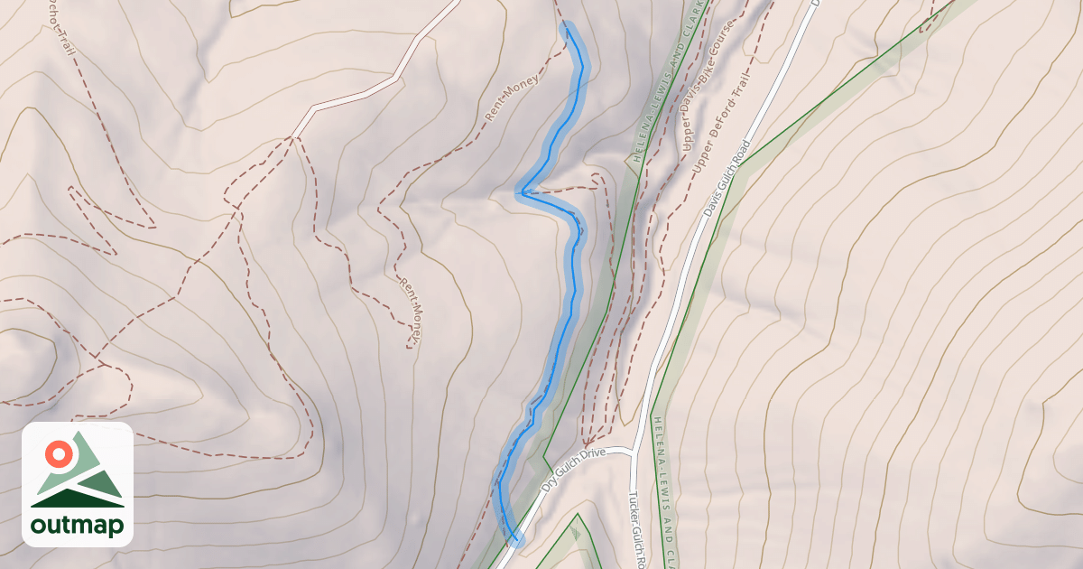 Map of Roger Fuchs Trail