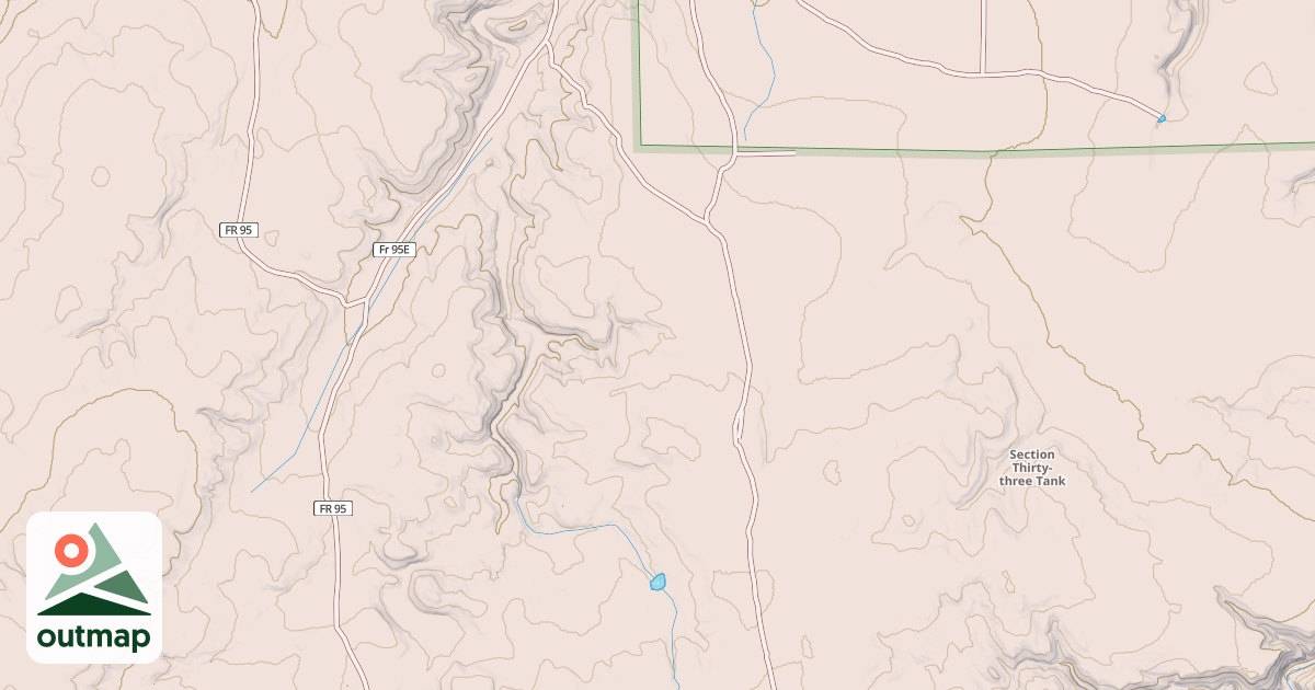 Map of USFS National Forest System Roads {AEA63AFC-365F-444D-8C3B-0E3B6E681106}