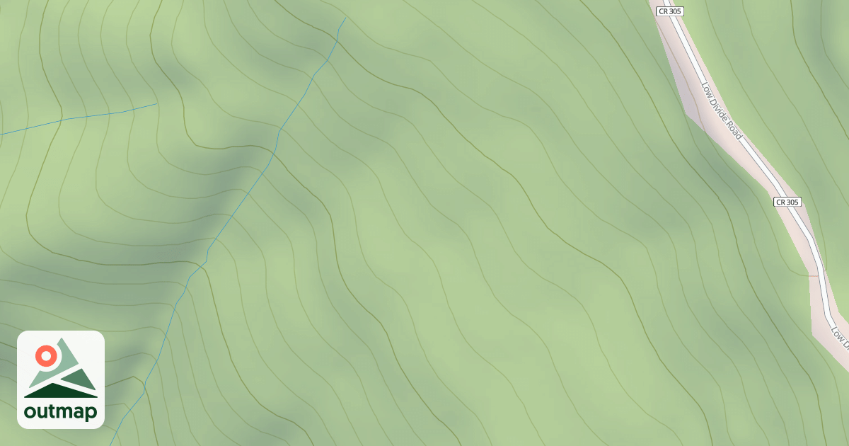 Map of ROWDY MTN