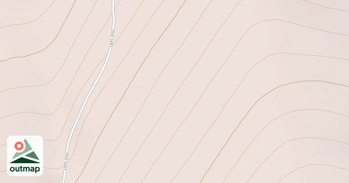 Map of 3332 E