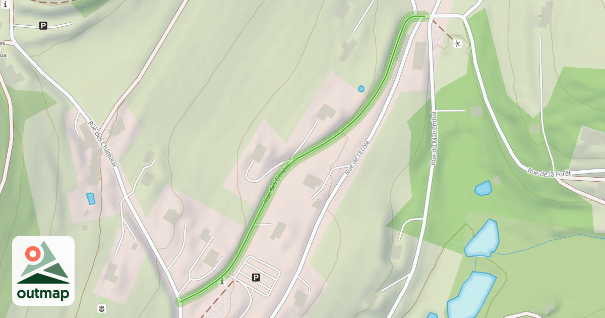 Map of Rue des Genêts