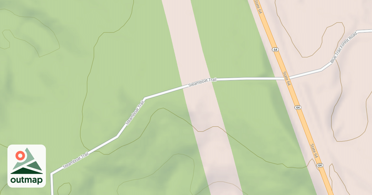 Map of Martineau Recreational Trails