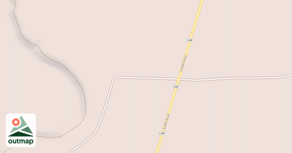 Map of EIGHT MILE CUT ACROSS SPUR N