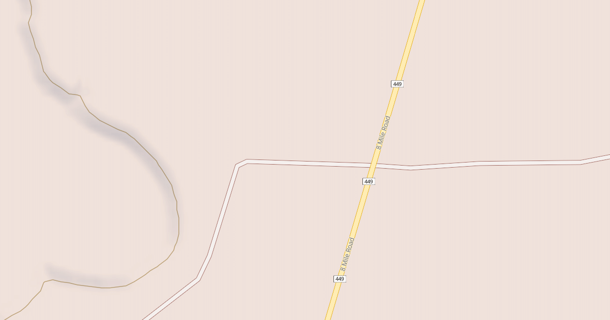 Map preview of EIGHT MILE CUT ACROSS SPUR N