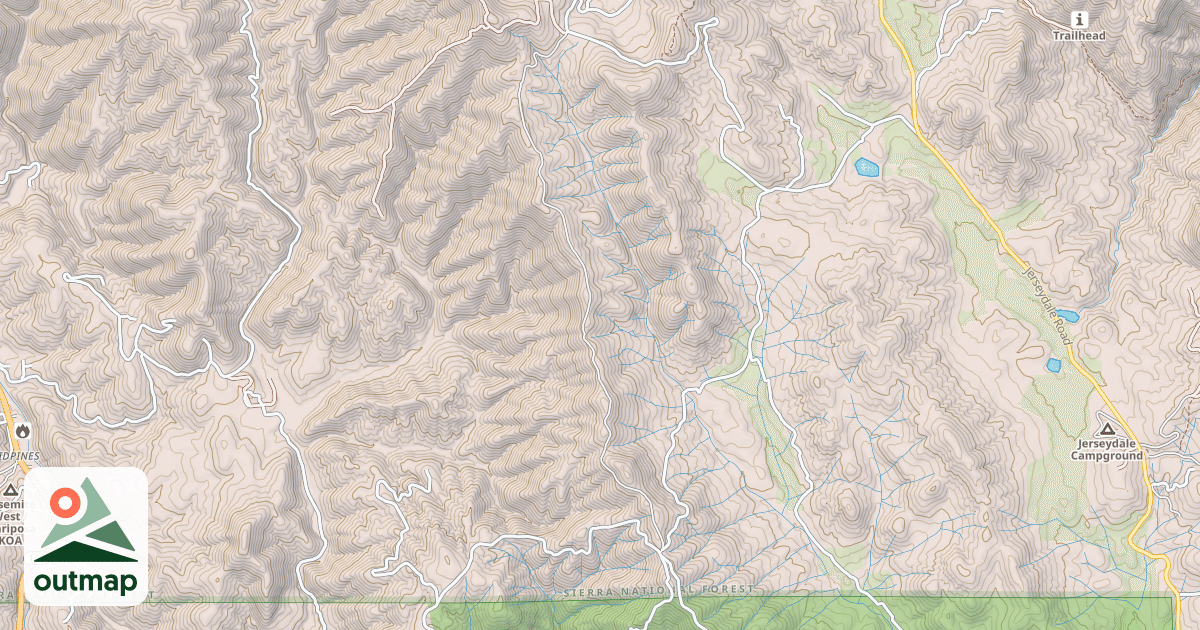 Map of BUCKINGHAM RIDGE