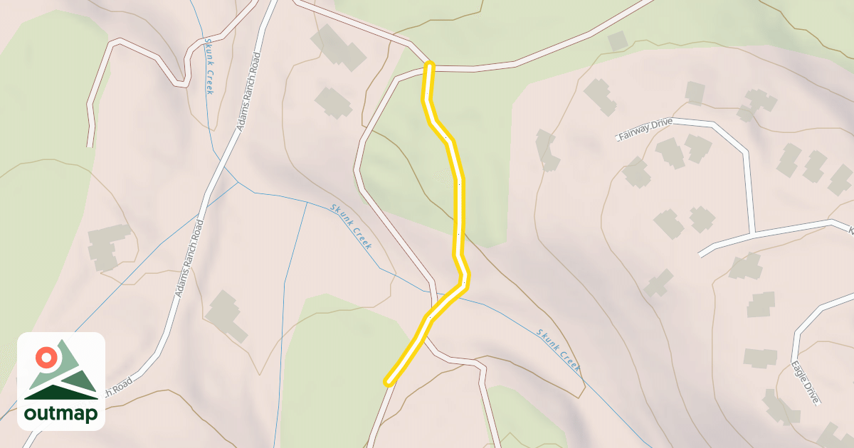 Map of Skunk Creek Trails