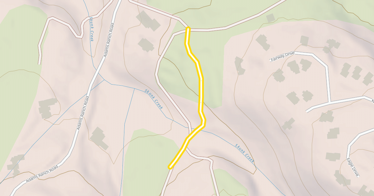 Map preview of Skunk Creek Trails