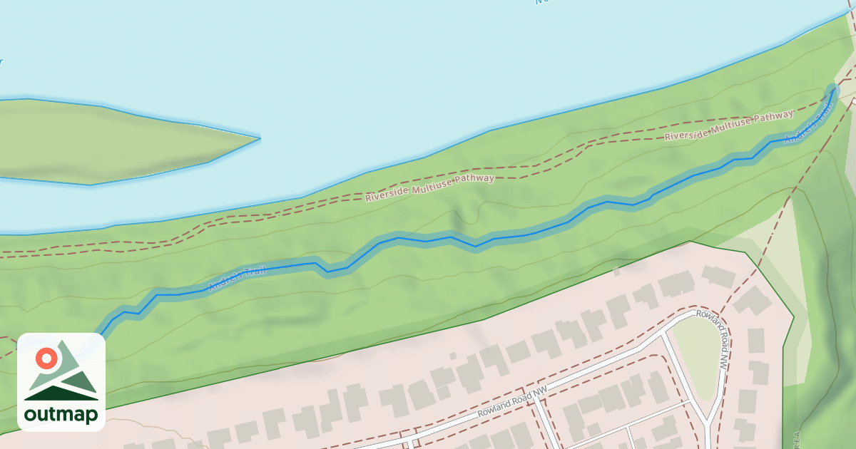 Map of Andre's Trail