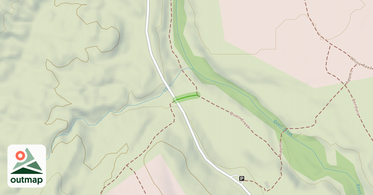 Map of Adams Trail