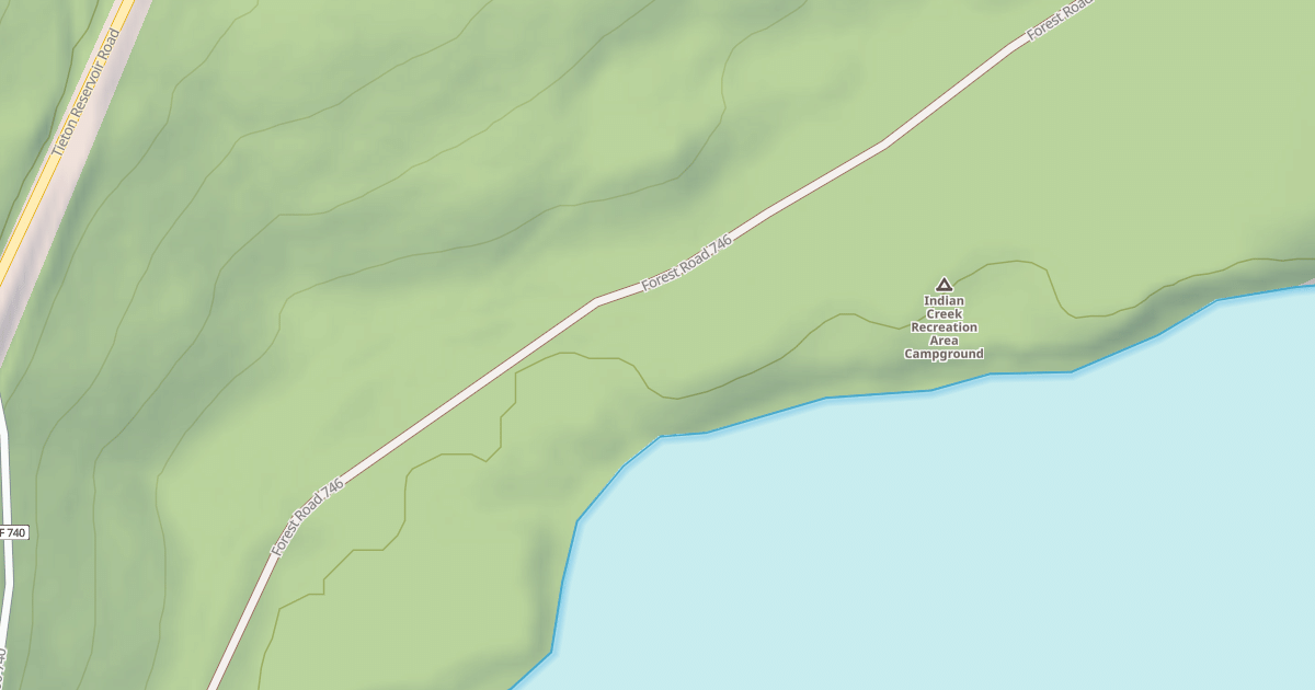 Map preview of USFS National Forest System Roads {92156B9B-E0FF-41B9-821D-3BF4E686885E}