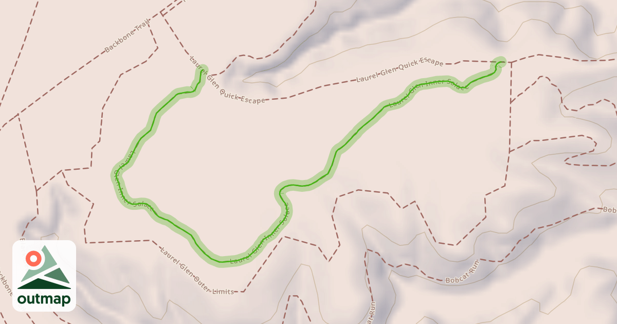 Map of Laurel Glen Inner Solace