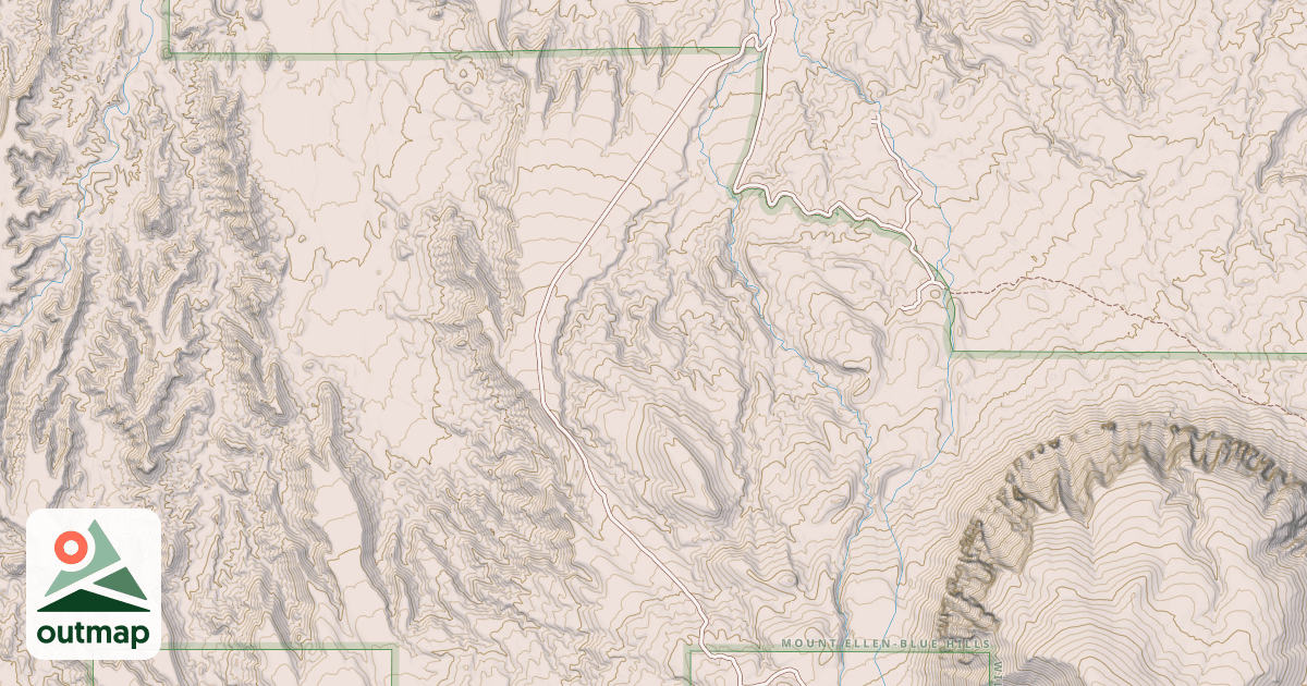 Map of BLM National GTLF Public Motorized Roads 1c6d0db3-c03c-46b0-ae80-e775717d4521
