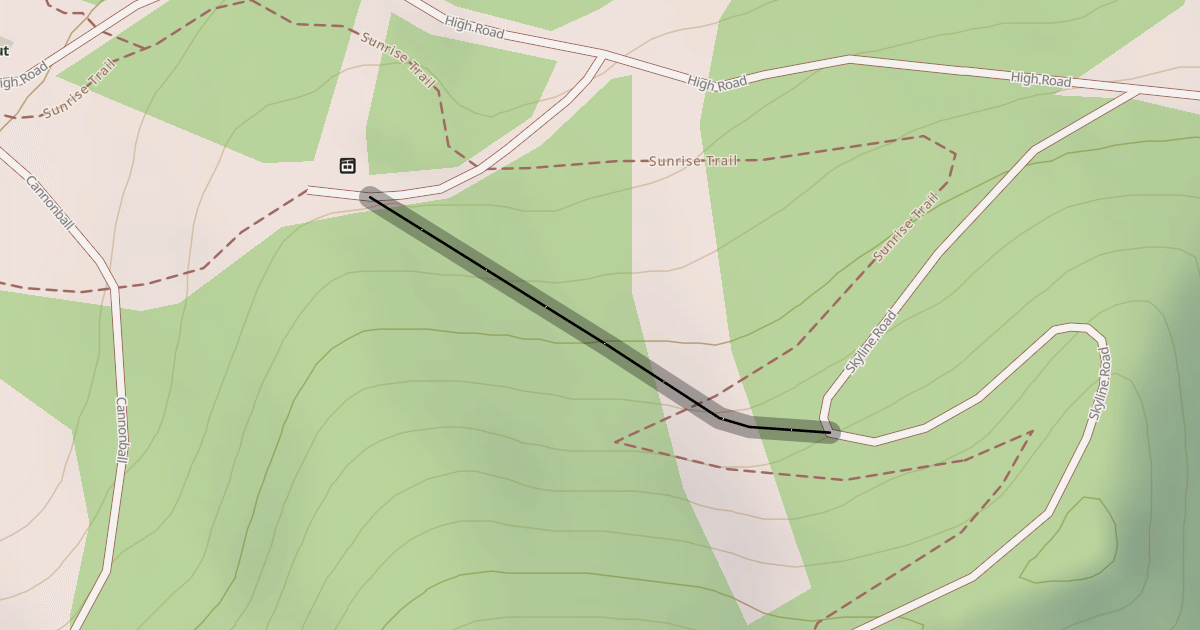 Map preview of Shortcut
