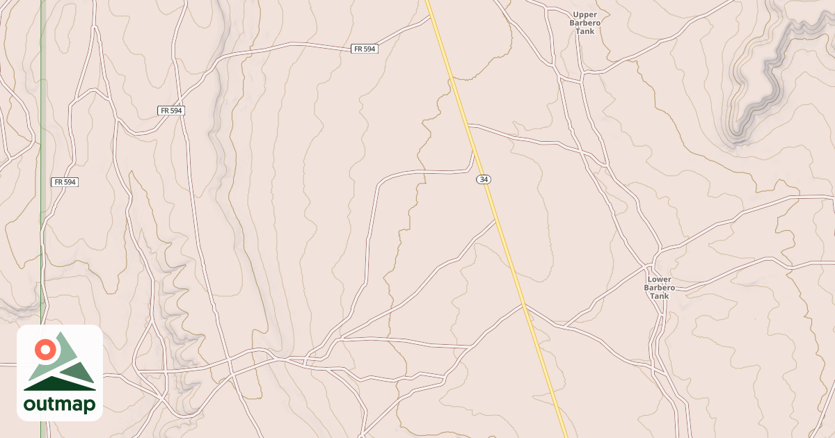 Map of USFS Motor Vehicle Use Map Roads {D1BD7906-2971-496C-AD20-9A8D2AC74A0F}