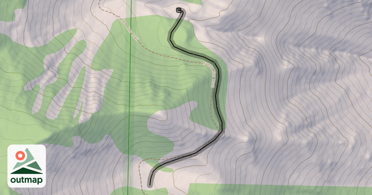 Map of Rim Trail