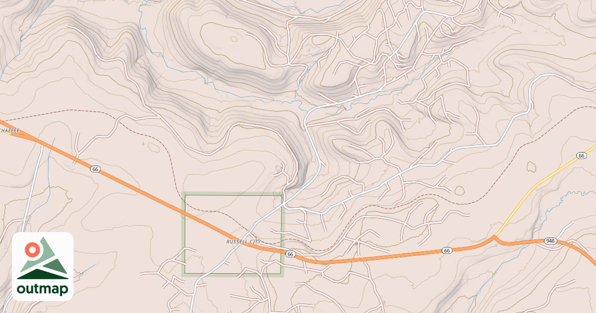 Map of Allegheny Snowmobile Loop