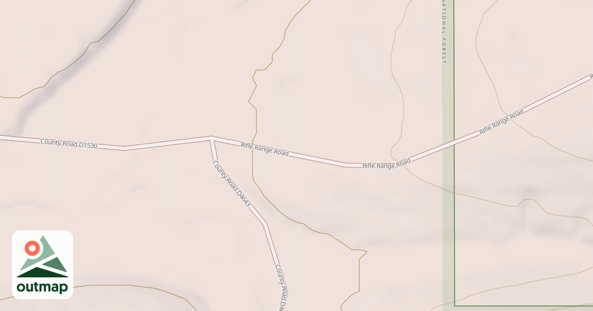 Map of POST MOUNTAIN