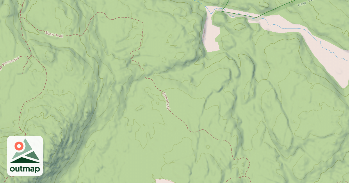 Map of Shaw trail