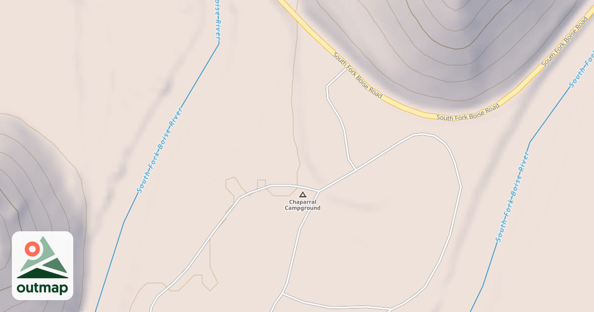 Map of CHAPARRAL CG LOOP A
