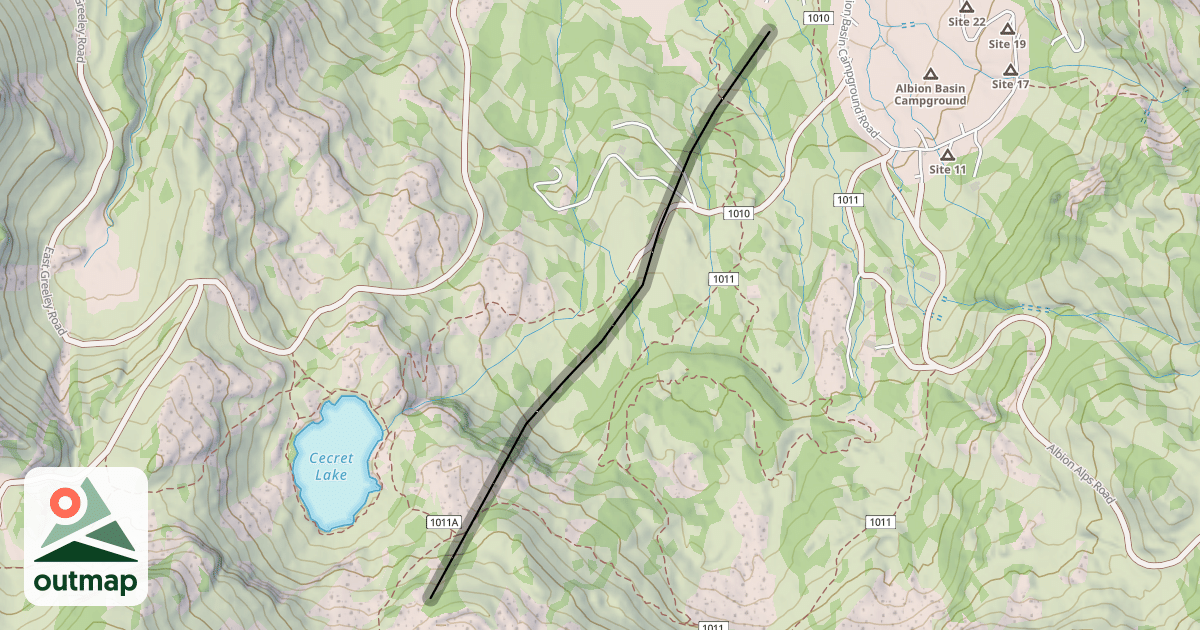 Map of Cecret Chutes