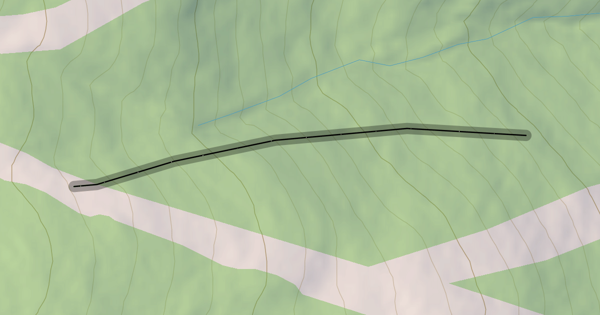 Map preview of Kidderbrook Ravine