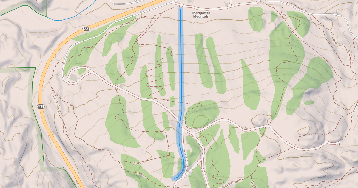 Map preview of Snowfield