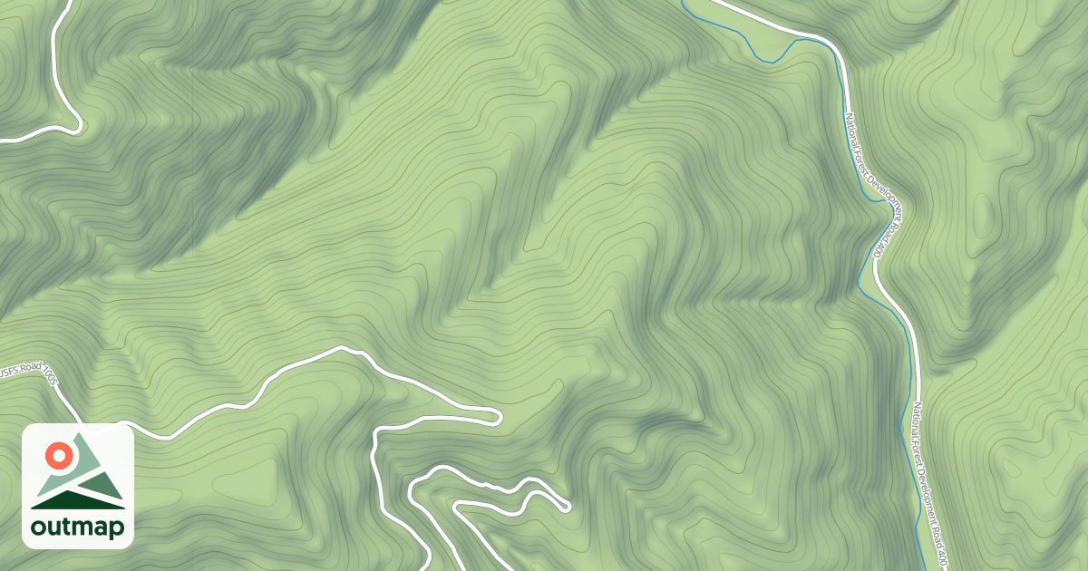 Map of BIG BOB CUTOFF