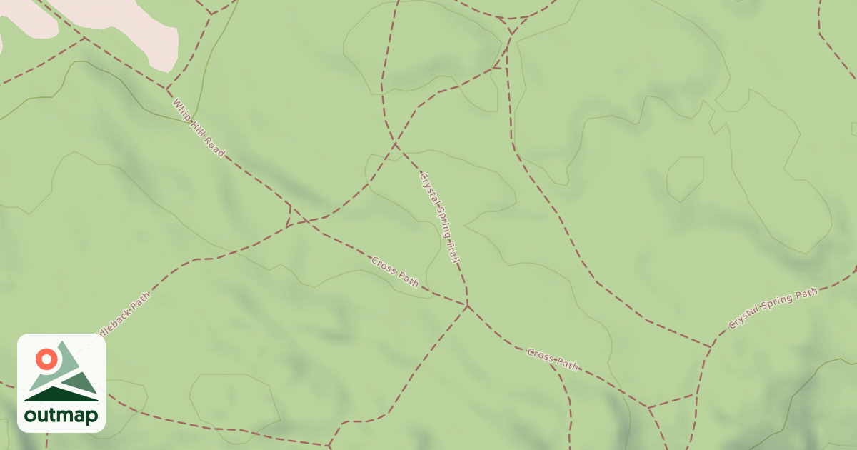 Map of Crystal Spring Trail
