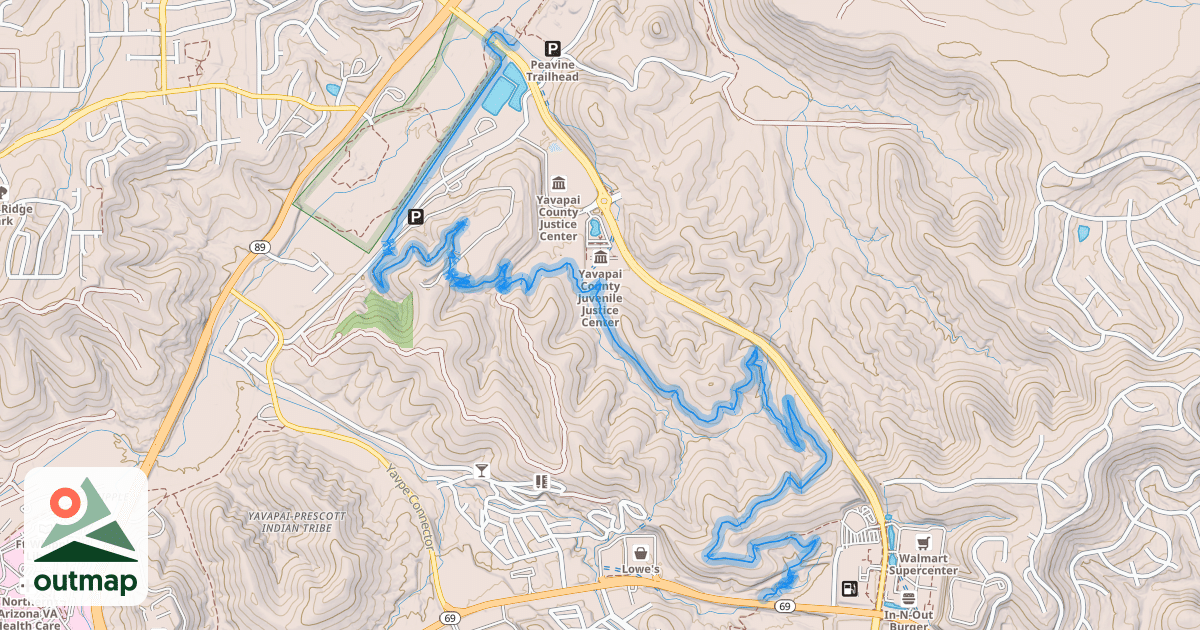 Map of Sundog Trail