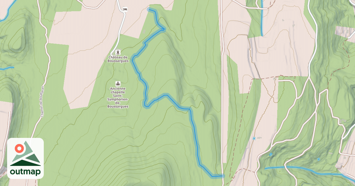 Map of Boussargues