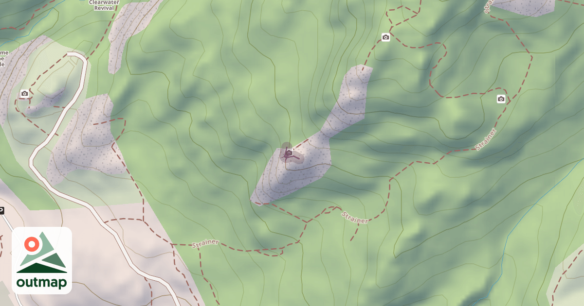 Map of Climbing Crag