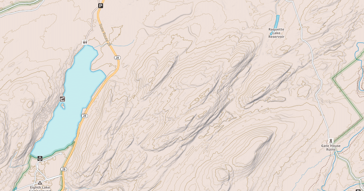 Map preview of Seventh Lake Mountain Multiple-Use Trail