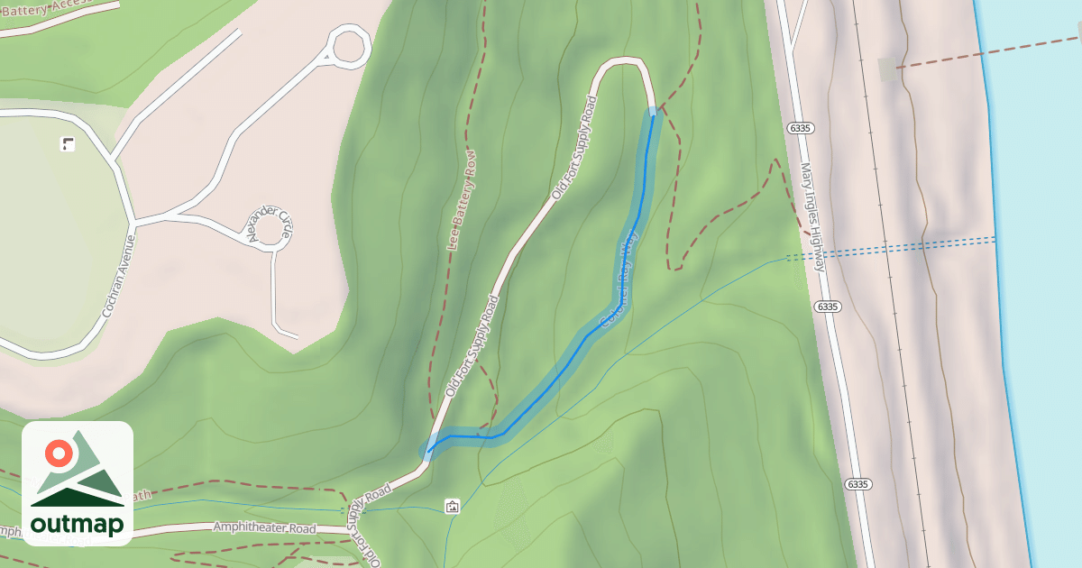 Map of Colonel Ray Way